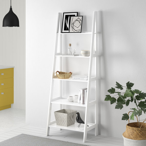 wayfair leaning bookshelf